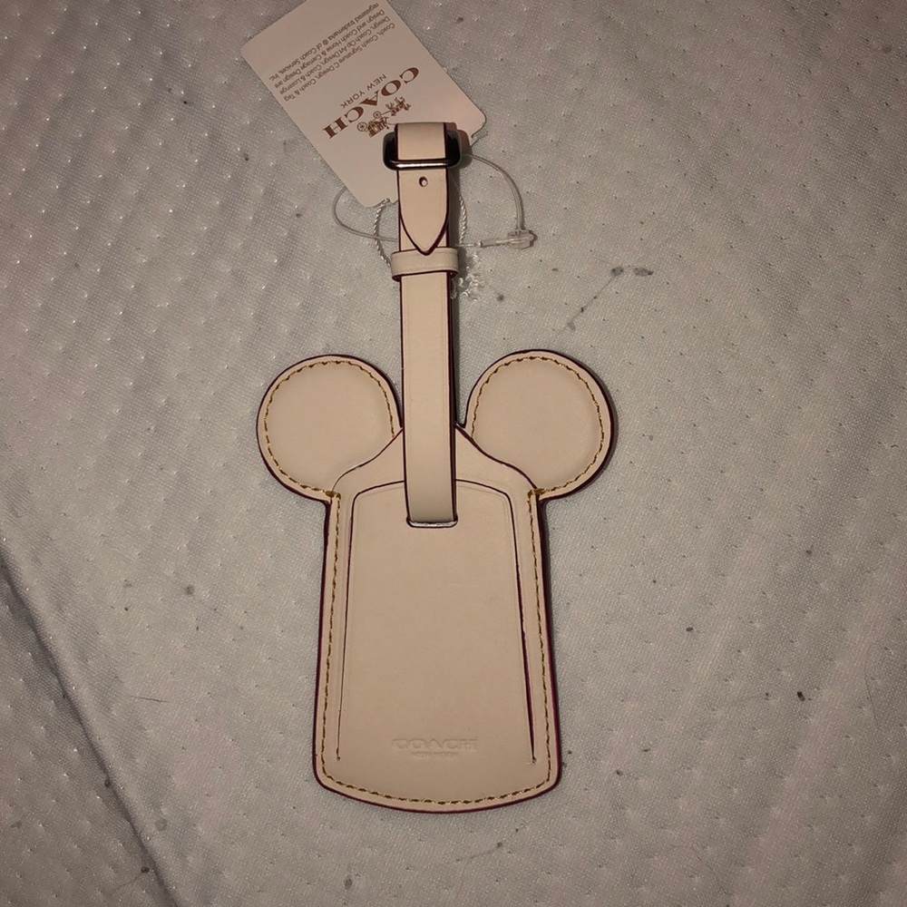 Disney coach luggage tag